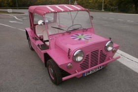 location Mini Moke rose